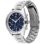 1791725-tommy-hilfiger-watch-men-blue-dial-stainless-steel-metal-silver-strap-quartz-analog-dual-time-bennett
