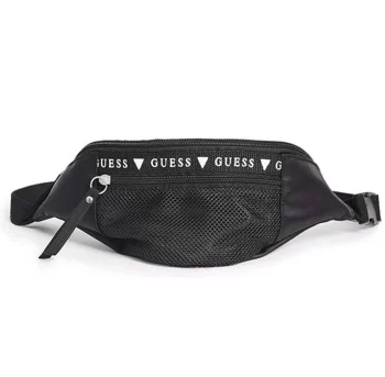 Guess Nylon and Canvas Kangaroo Mesh Bag